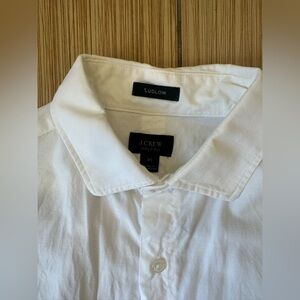 J. Crew Ludlow Crisp White Dress Shirt